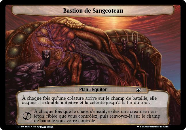 Bastion de Sangcoteau - L'invasion des machines Commander