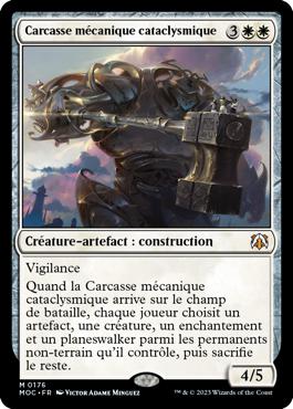 Carcasse mécanique cataclysmique - L'invasion des machines Commander