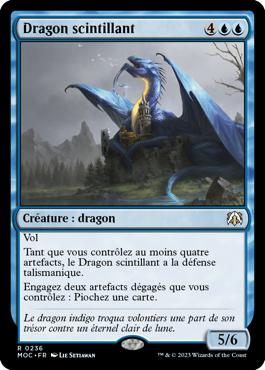 Dragon scintillant - L'invasion des machines Commander