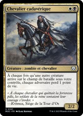 Chevalier cadavérique - L'invasion des machines Commander