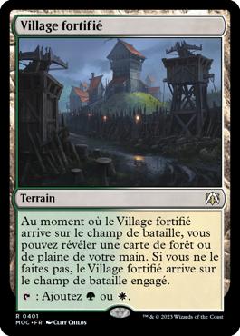 Village fortifié - L'invasion des machines Commander