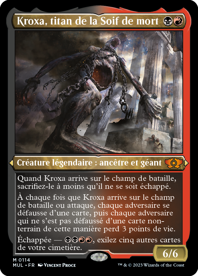 Kroxa, titan de la Soif de mort - Légendes du Multivers