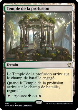 Temple de la profusion - Tous Phyrexians Commander