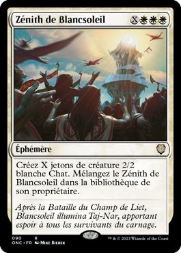 Zénith de Blancsoleil - Tous Phyrexians Commander