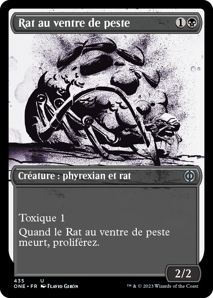 Rat au ventre de peste - Tous Phyrexians