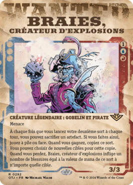 Braies, créateur d'explosions - Les hors-la-loi de Croisetonnerre