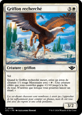 Griffon recherché - Les hors-la-loi de Croisetonnerre