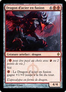Dragon d'acier en fusion - La Nouvelle Phyrexia