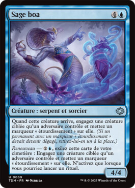 Sage boa - Tarkir : la tempête des dragons