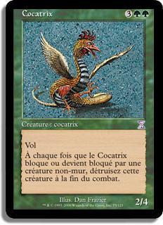 Cocatrix - Spirale Temporelle (cartes décalées dans le temps)