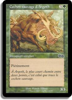 Cochon sauvage d'Argoth - L'Epopée d'Urza