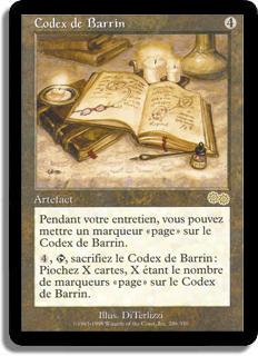 Codex de Barrin - L'Epopée d'Urza