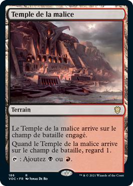 Temple de la malice - Innistrad : noce écarlate Commander