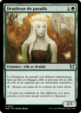 Druidesse de paradis - Les friches d'Eldraine Commander