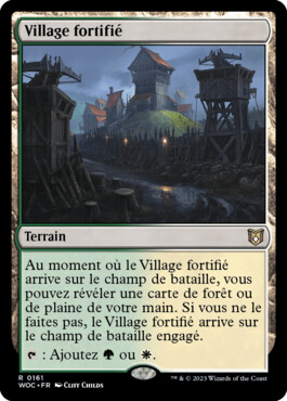 Village fortifié - Les friches d'Eldraine Commander