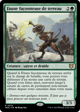 Faune façonneuse de terreau - Les friches d'Eldraine Commander