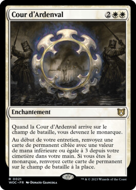 Cour d'Ardenval - Les friches d'Eldraine Commander