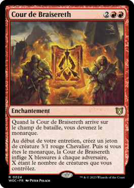 Cour de Braisereth - Les friches d'Eldraine Commander