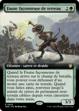 Faune façonneuse de terreau - Les friches d'Eldraine Commander