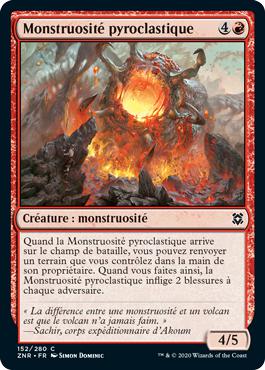 Monstruosité pyroclastique - Renaissance de Zendikar