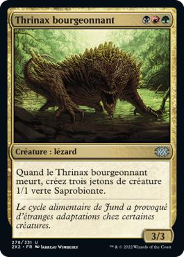 Thrinax bourgeonnant - Double Masters 2022