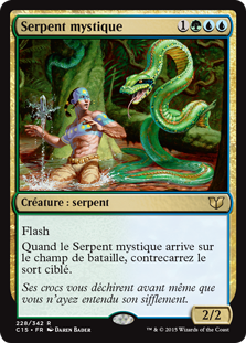 Serpent mystique - Commander 2015