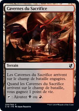 Cavernes du Sacrifice - Commander 2019