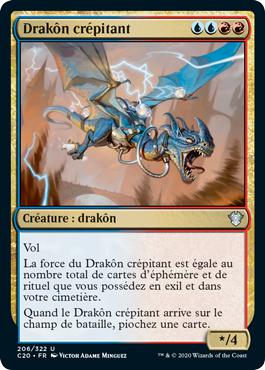 Drakôn crépitant - Commander 2020 (Ikoria)