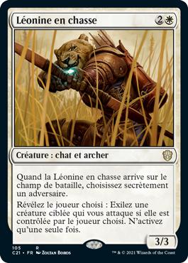 Léonine en chasse - Commander 2021