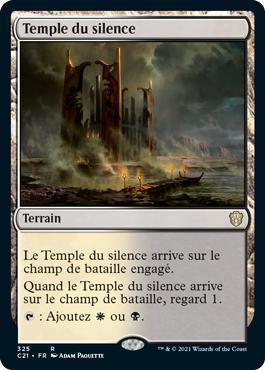 Temple du silence - Commander 2021