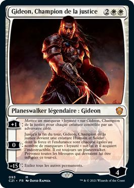 Gideon, Champion de la justice - Commander 2021