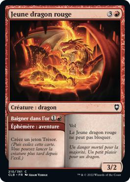 Jeune dragon rouge - Commander Légendes : la bataille de la Porte de Baldur