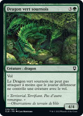 Dragon vert sournois - Commander Légendes : la bataille de la Porte de Baldur