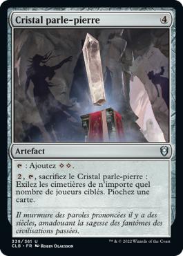 Cristal parle-pierre - Commander Légendes : la bataille de la Porte de Baldur