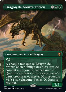 Dragon de bronze ancien - Commander Légendes : la bataille de la Porte de Baldur