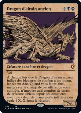 Dragon d'airain ancien - Commander Légendes : la bataille de la Porte de Baldur