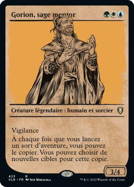 Gorion, sage mentor - Commander Légendes : la bataille de la Porte de Baldur