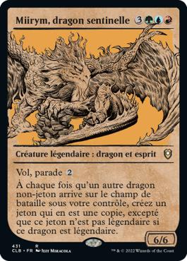 Miirym, dragon sentinelle - Commander Légendes : la bataille de la Porte de Baldur