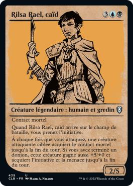 Rilsa Rael, caïd - Commander Légendes : la bataille de la Porte de Baldur