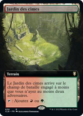 Jardin des cimes - Commander Légendes : la bataille de la Porte de Baldur
