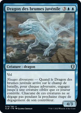 Dragon des brumes juvénile - Commander Légendes : la bataille de la Porte de Baldur