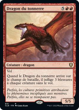 Dragon du tonnerre - Commander Légendes : la bataille de la Porte de Baldur