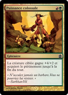 Puissance colossale - Magic: The Gathering-Commander