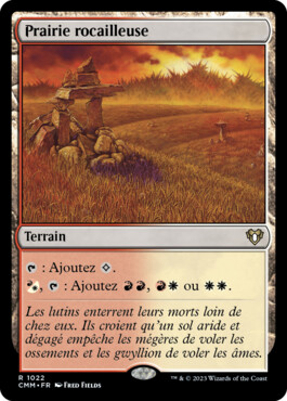 Prairie rocailleuse - Commander Masters
