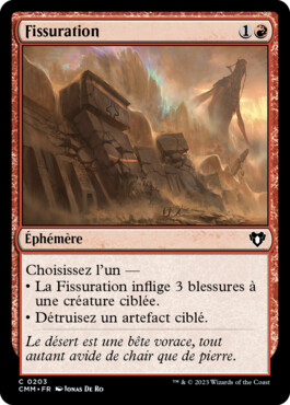 Fissuration - Commander Masters