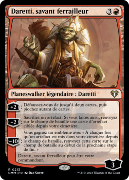 Daretti, savant ferrailleur - Commander Masters