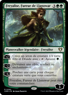 Freyalise, Fureur de Llanowar - Commander Masters