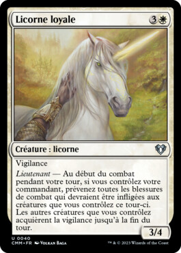 Licorne loyale - Commander Masters