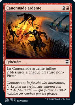 Canonnade ardente - Commander Légendes