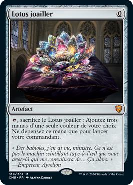 Lotus joailler - Commander Légendes